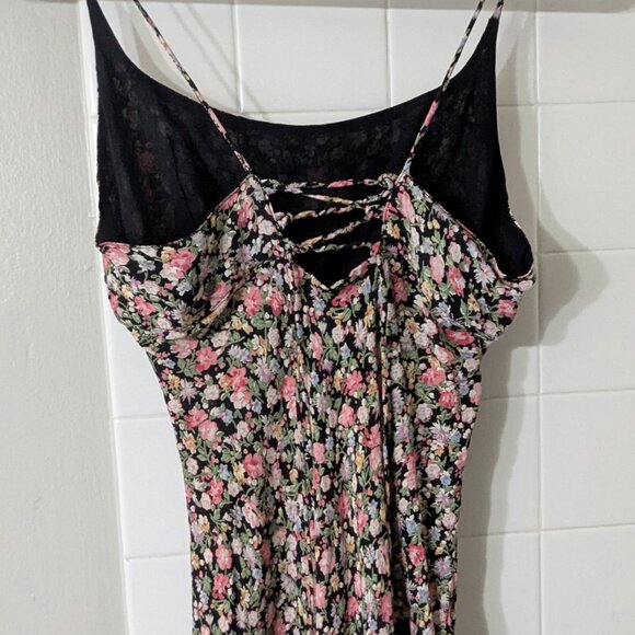 Vintage Angie Floarl Spaghetti Strap Sundress Size Small - Picture 4 of 7